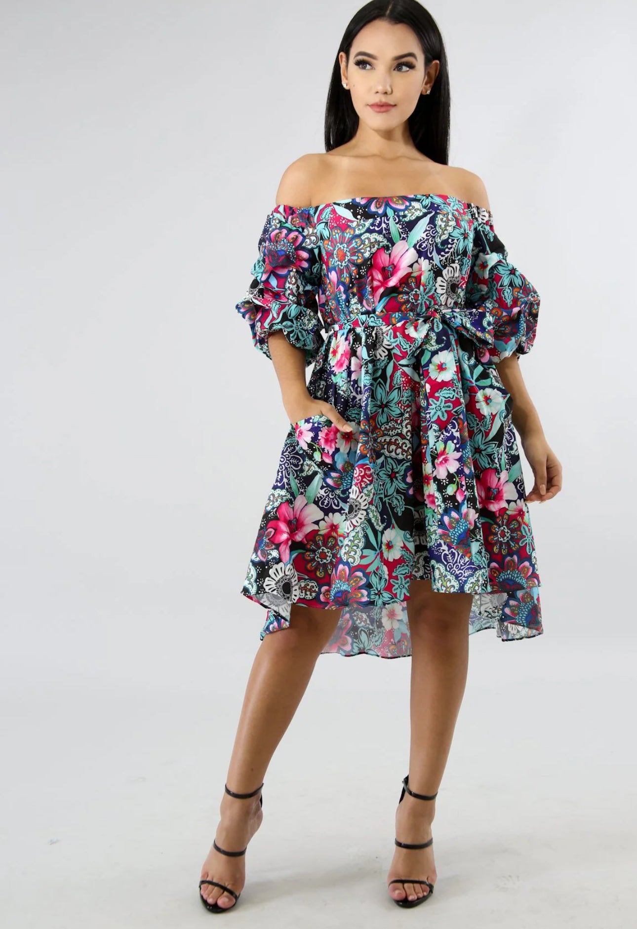 Classic Floral Dress