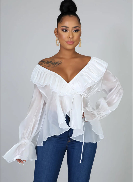 Chrystal Sheer Blouse
