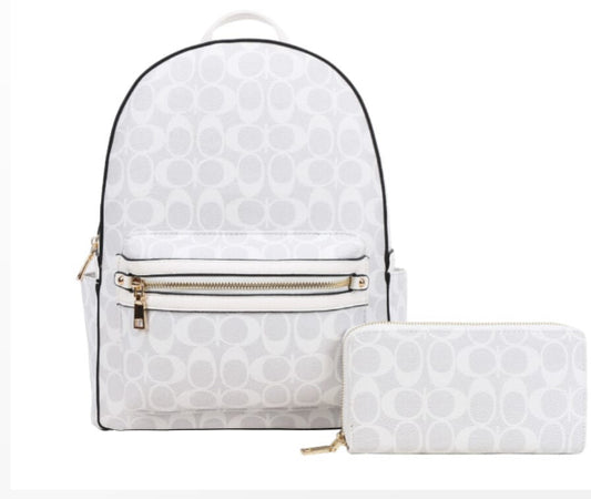 Inspired White Coach Bag